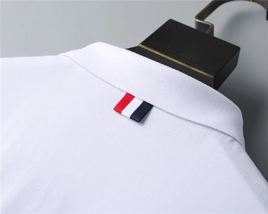 2021 Brand Polo Shirts Men's Clothing Summer Tops Plus Size Short Sleeve Homme Casual Cotton Luxury High Quality Fashion Clothes