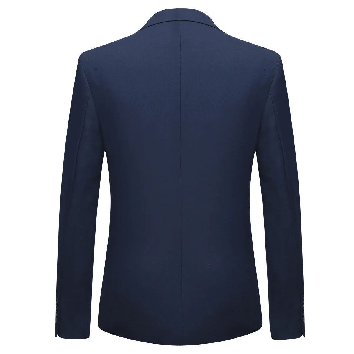 3-Piece One Button Formal Suit Navy Suit