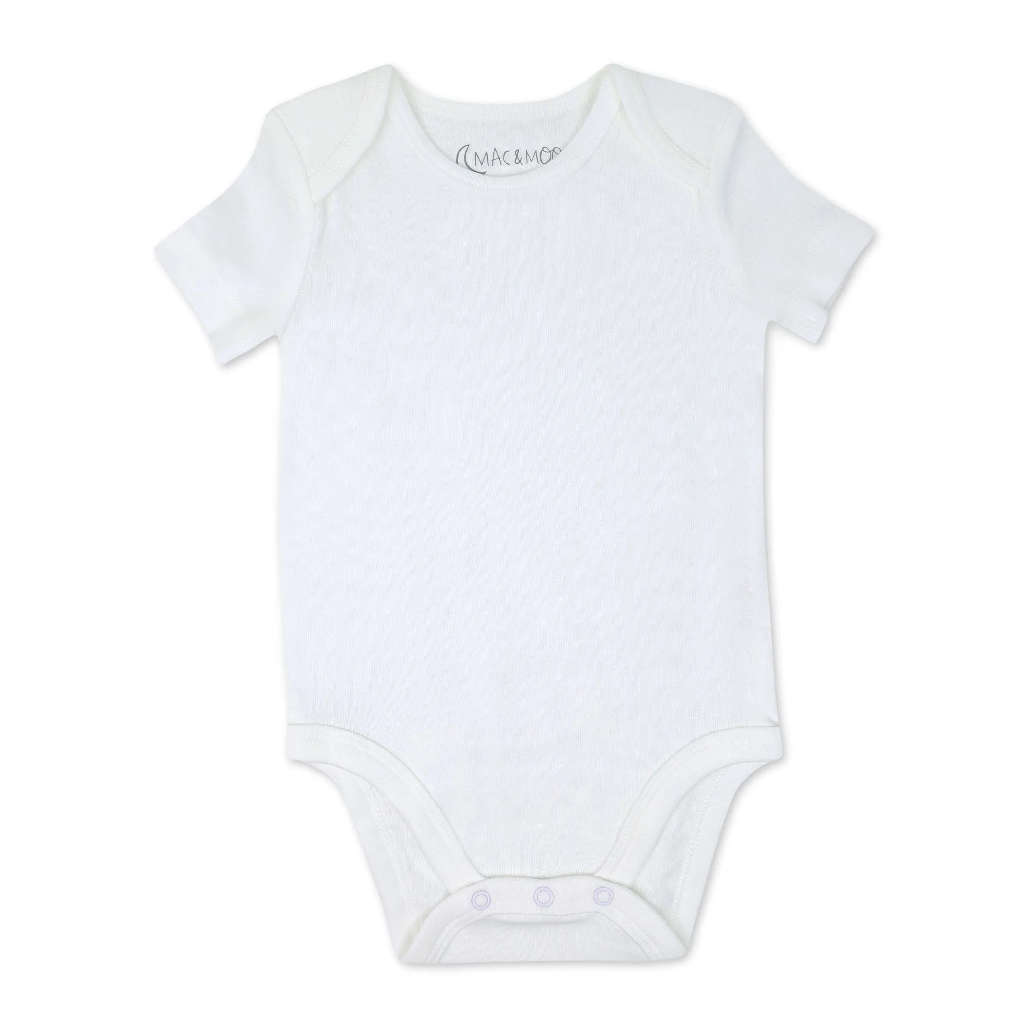 5-Pack Organic Cotton Bodysuit in Furry Friend Colors