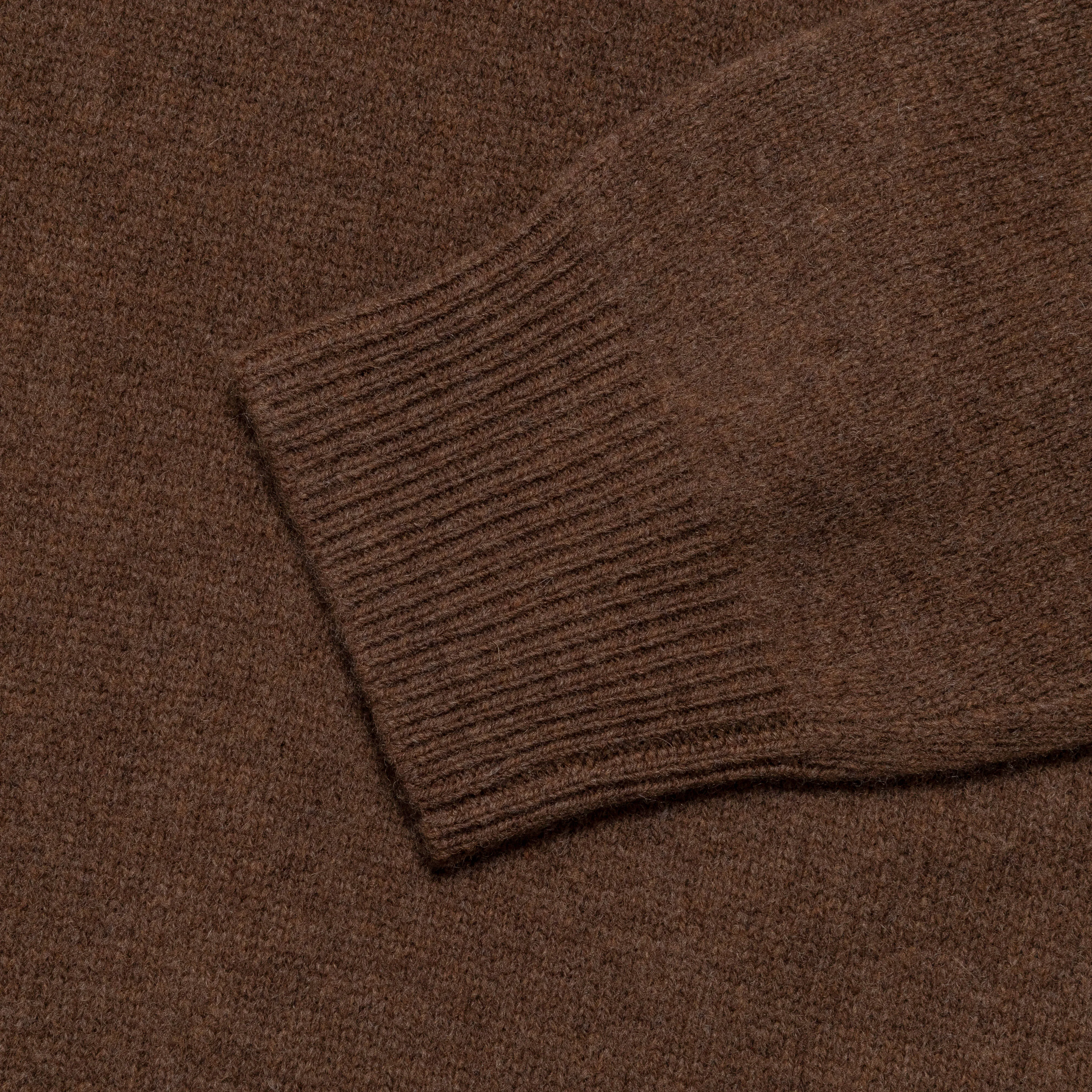 9G Knit Polo - Brown