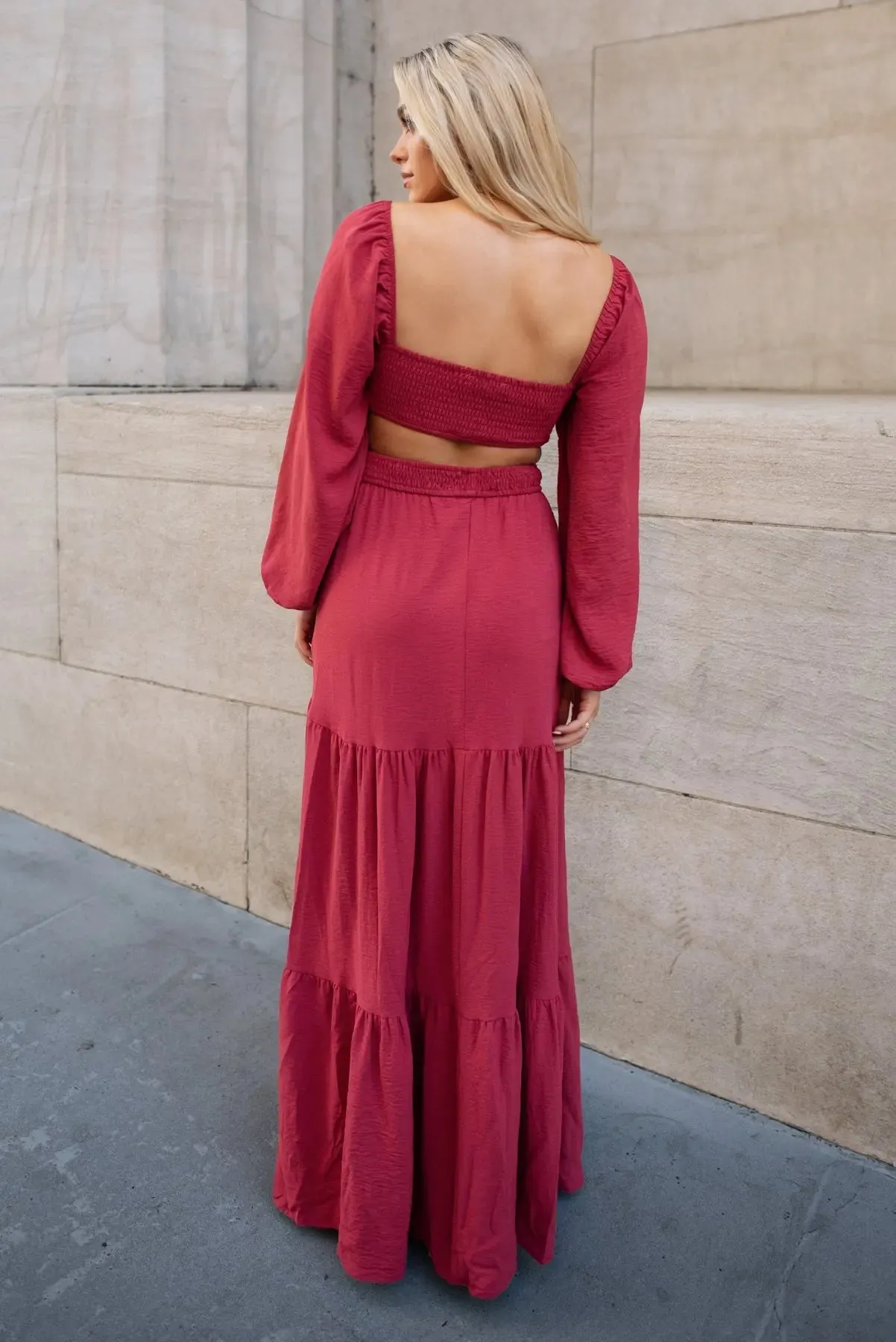 Amara Rose Cut Out Maxi Dress - Final Sale