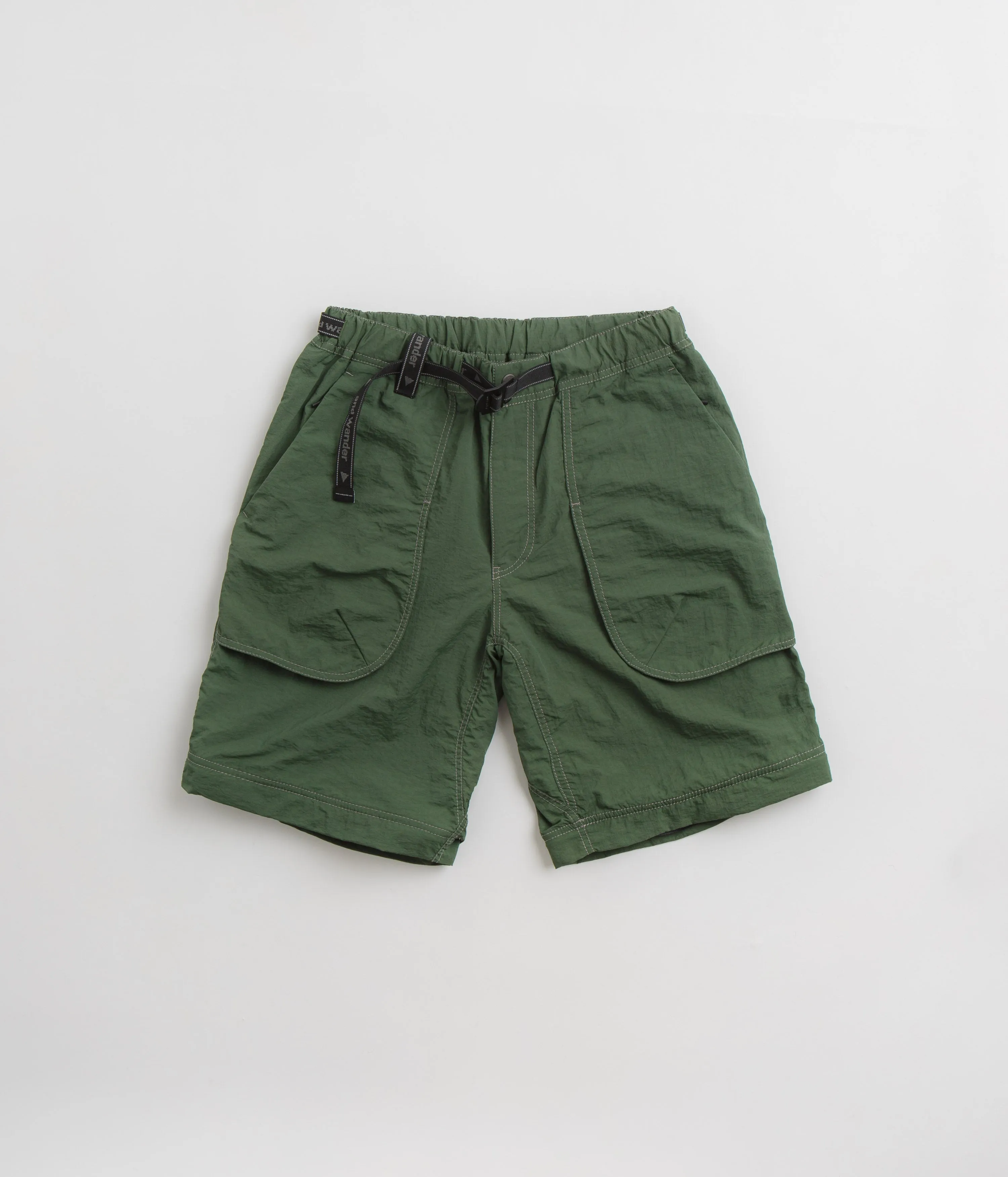 and wander Ny Taffeta Hiker 2Way Pants - Dark Green