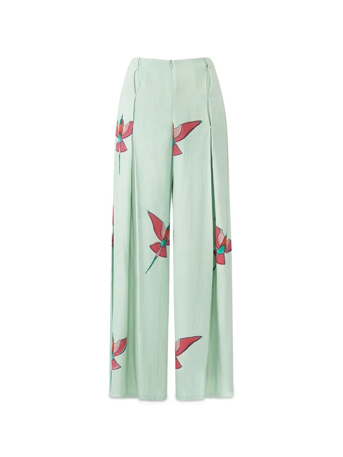 Bee Eater Pleated Palazzo Pants