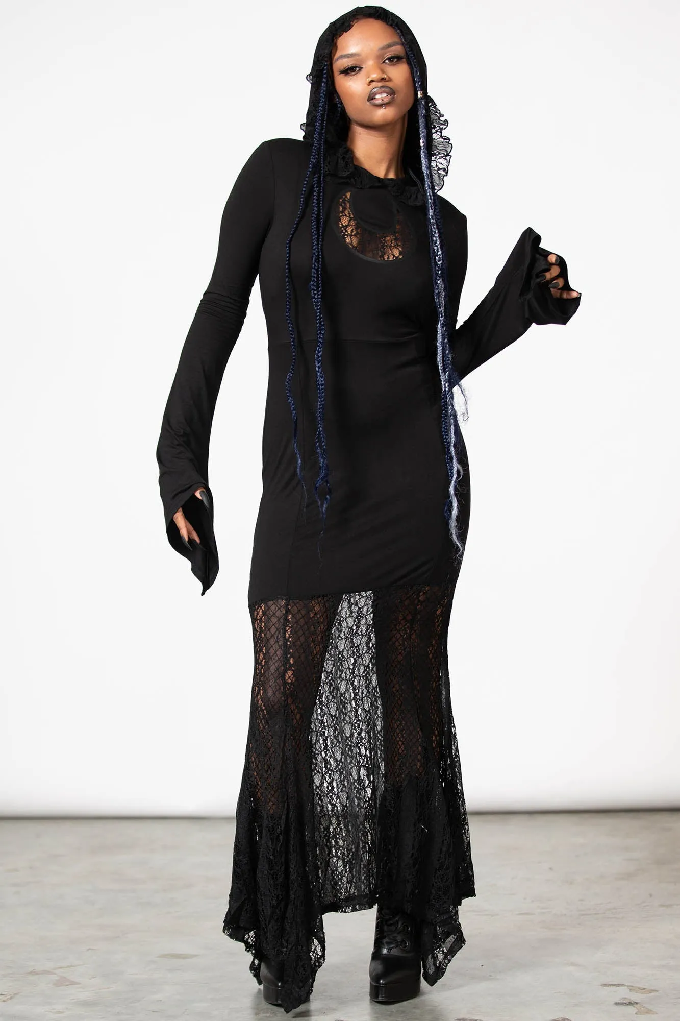 Besome Hooded Maxi Dress - Resurrect