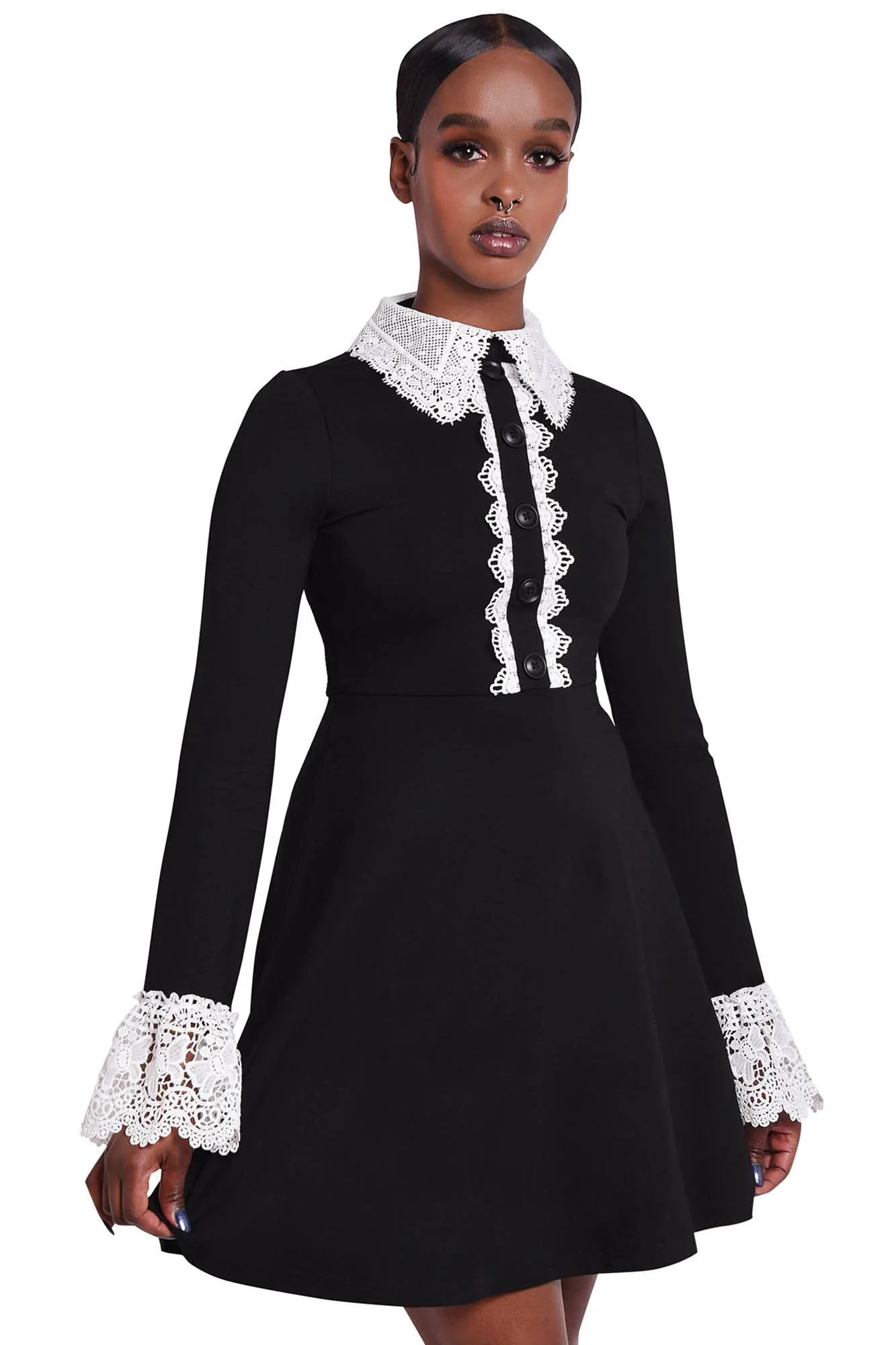 Blessed Be Collar Dress [B] - Resurrect