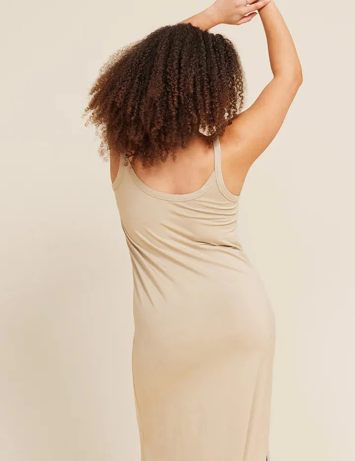 Boody V-Neck Slip Dress | Stone