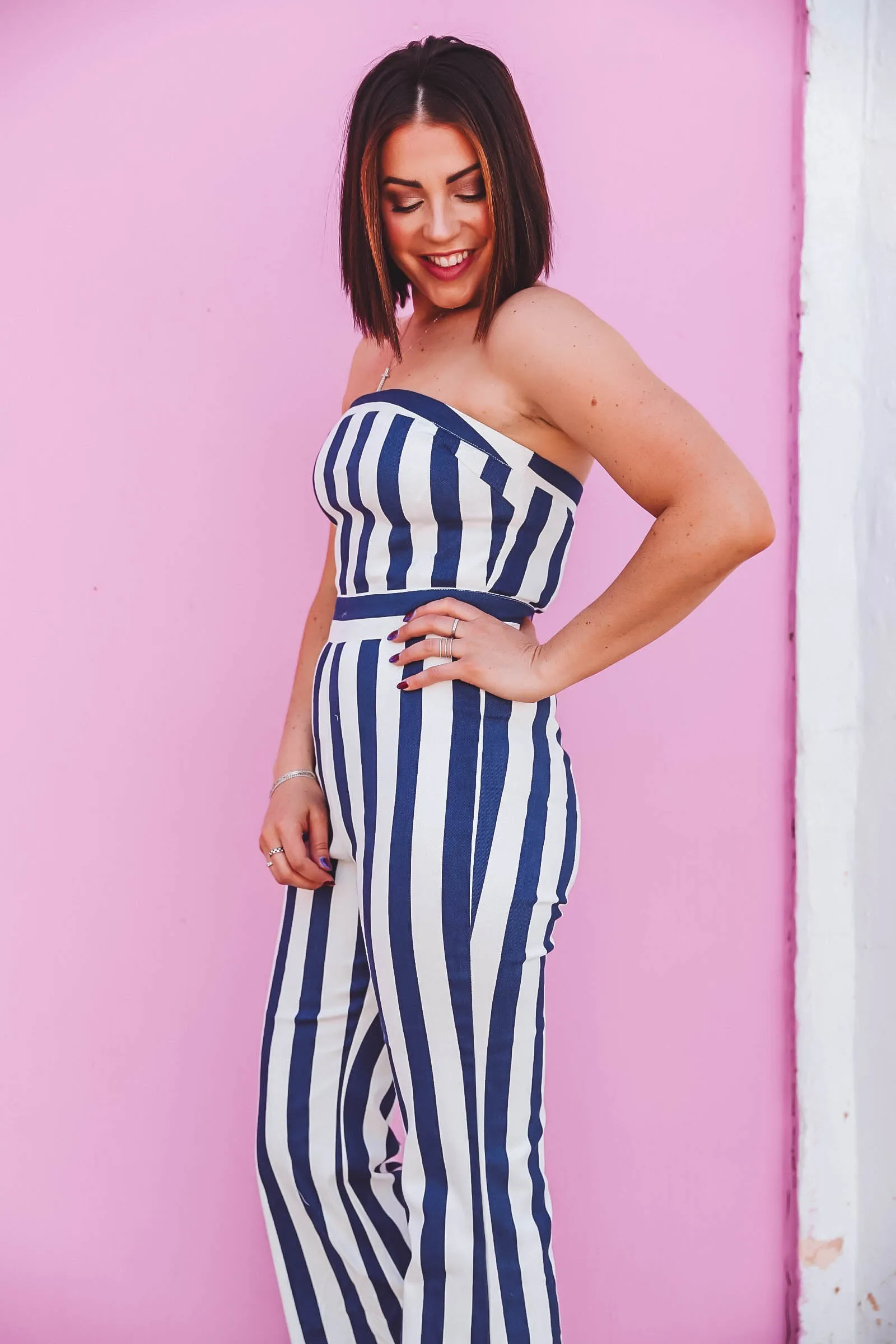 Camden Striped Jumpsuit