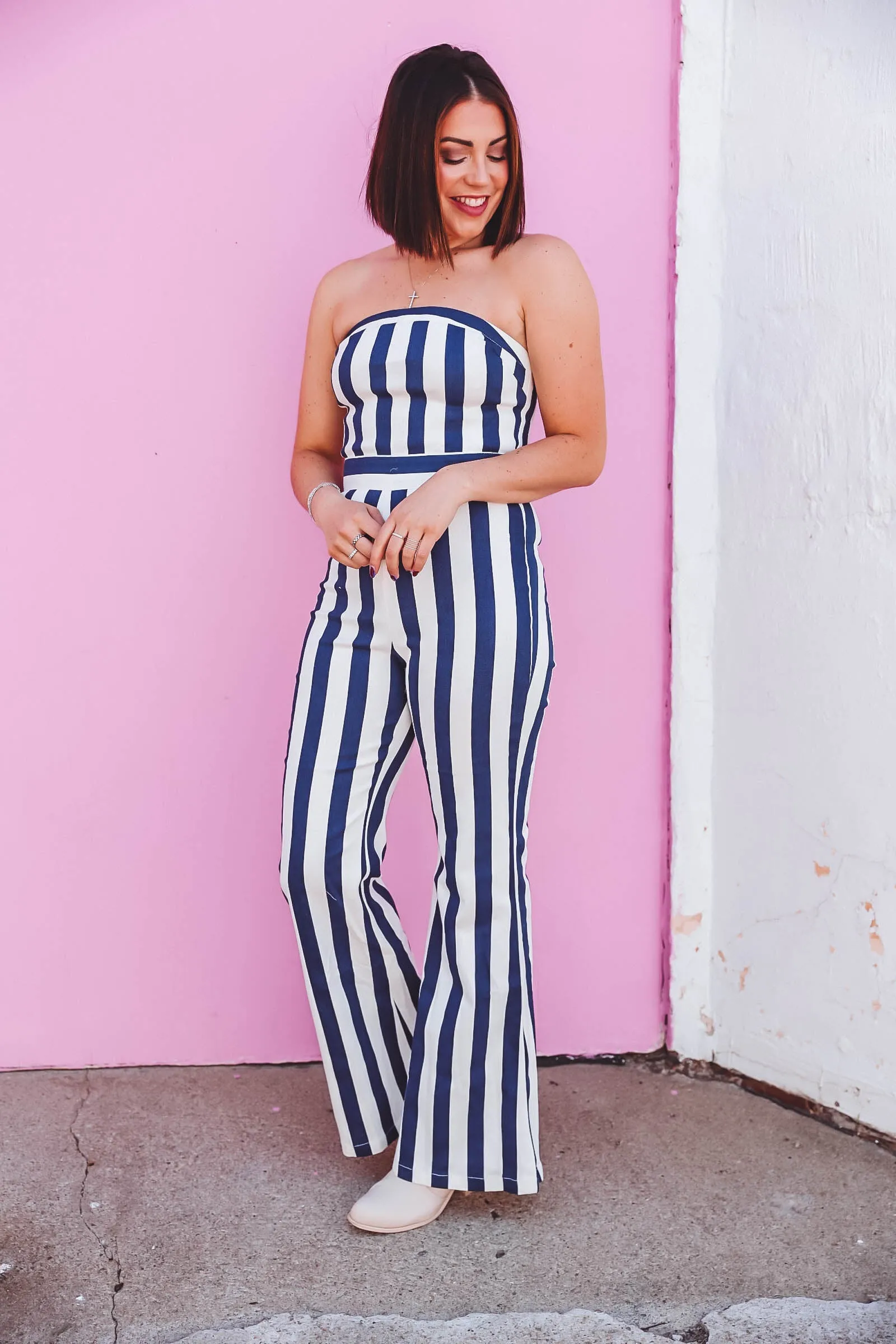 Camden Striped Jumpsuit