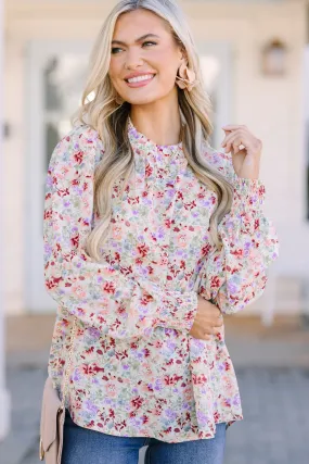 Can't Change Sage Floral Blouse