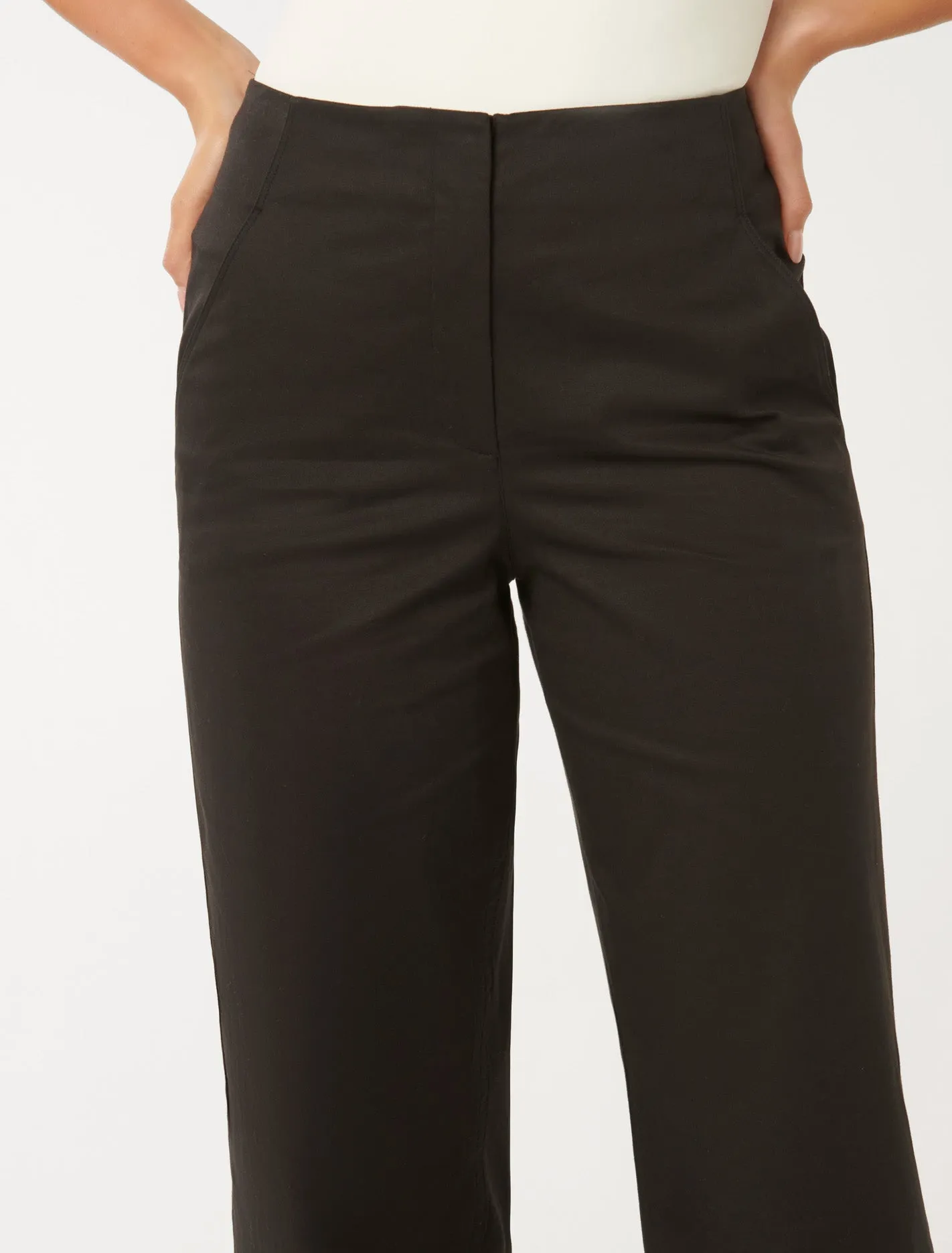 Cassandra Cropped Straight Pants