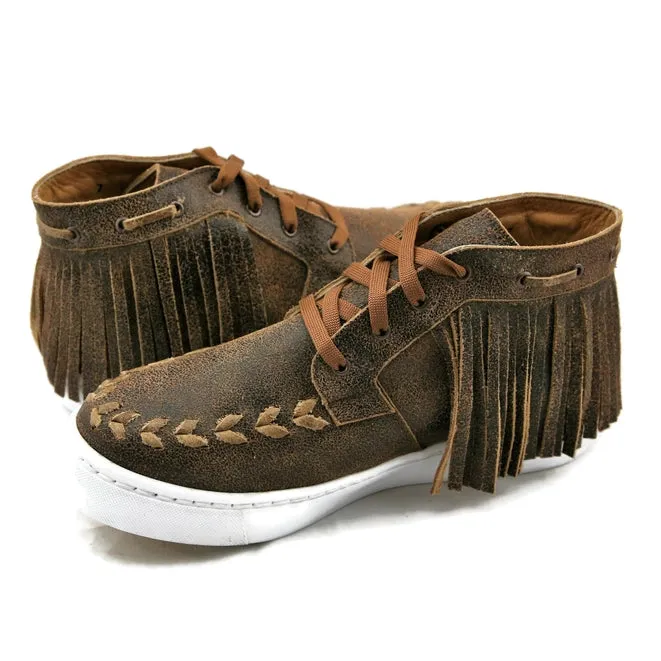 CHEYENNE FRINGED TENNIS SHOE