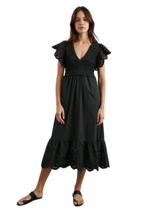 Clementine Dress - Black Eyelet