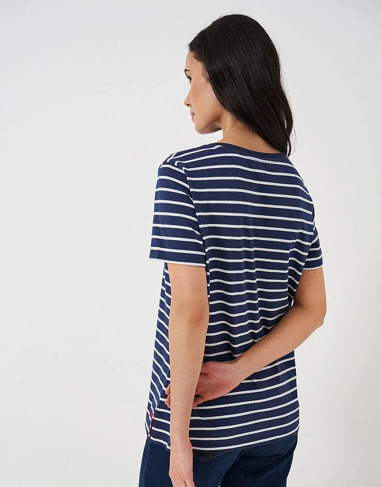 Crew Clothing - Breton T-Shirt - Navy White