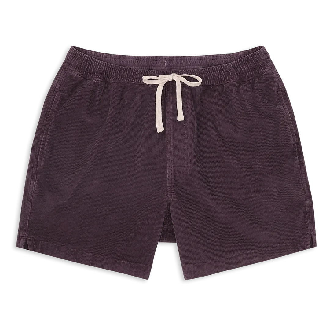 Drawstring Corduroy Short