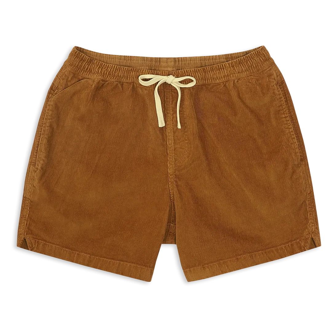 Drawstring Corduroy Short