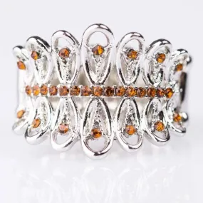 Fancy Pants Brown Rhinestone Ring