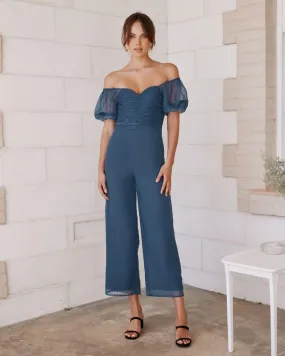 Harriette Jumpsuit - Steel Blue