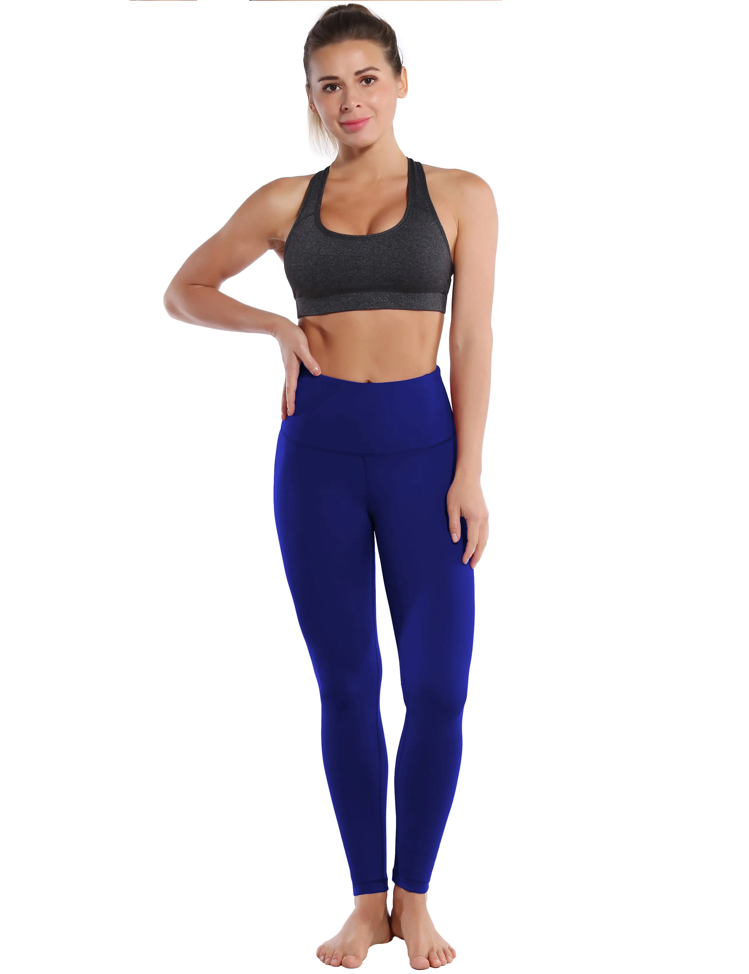 High Waist Yoga Pants navy