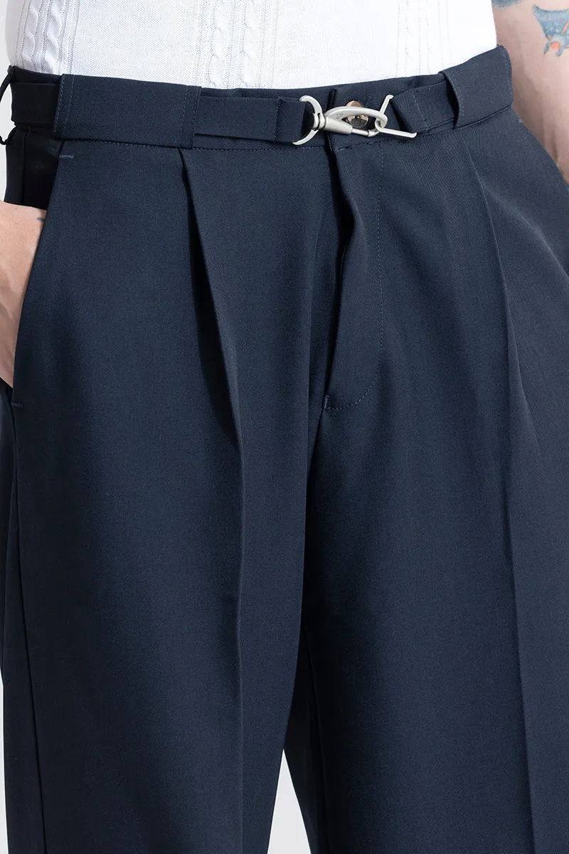 Hooked Navy Korean Pant