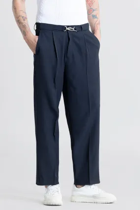 Hooked Navy Korean Pant