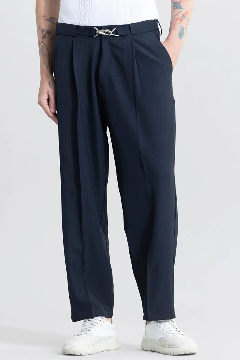 Hooked Navy Korean Pant