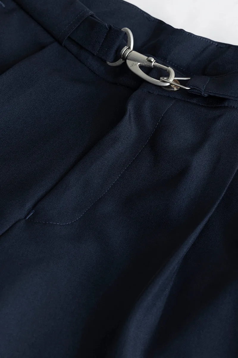 Hooked Navy Korean Pant