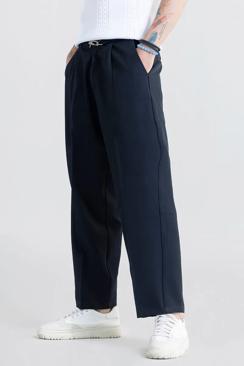 Hooked Navy Korean Pant