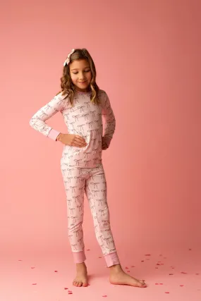 In My Jammers Pink Bow L/S 2pc PJ Set