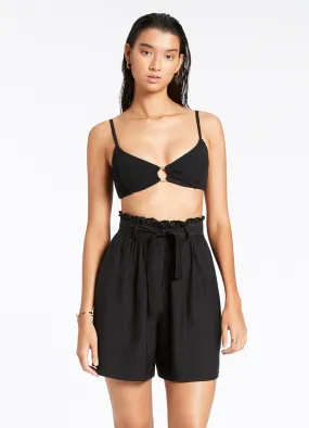 Jetset Highwaist Short - Black