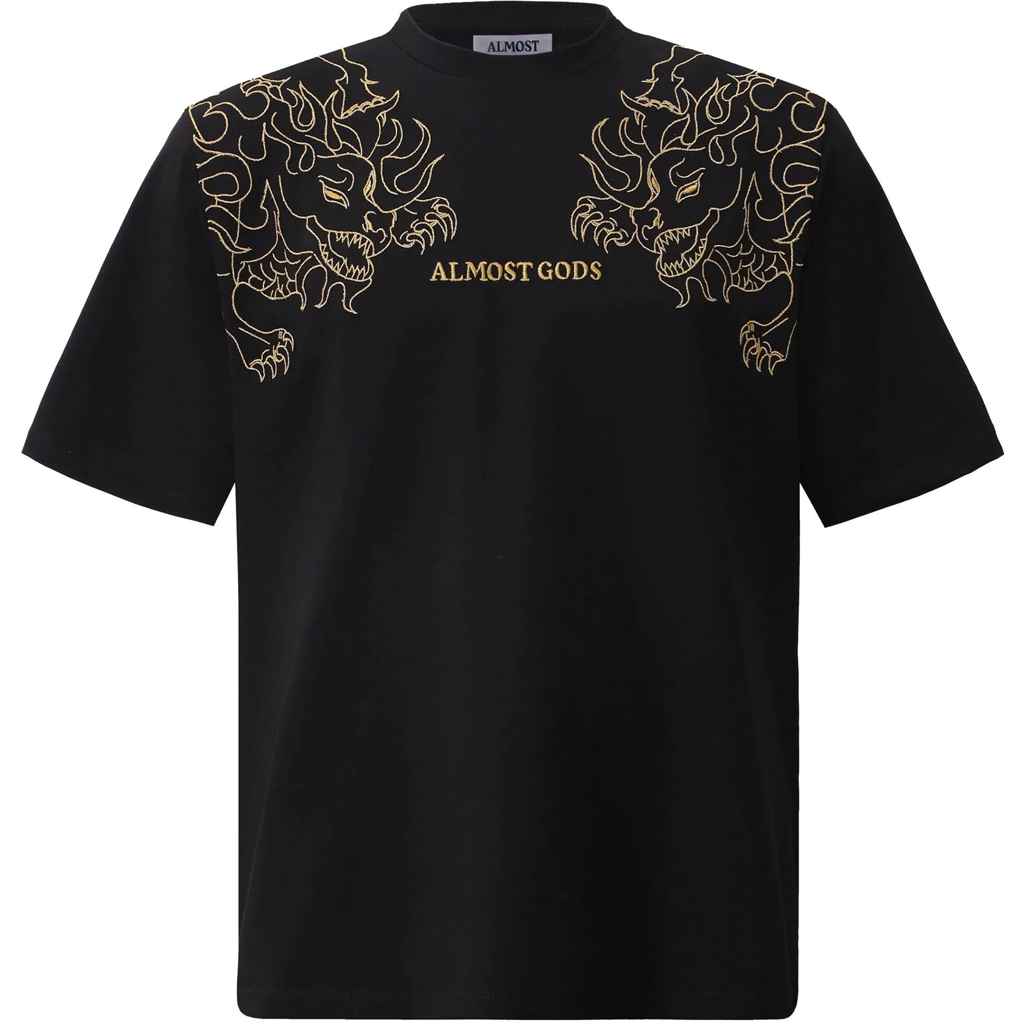 Optimized Title: Mens Black Leviathan Graphic Tee - Stylish Casual Wear