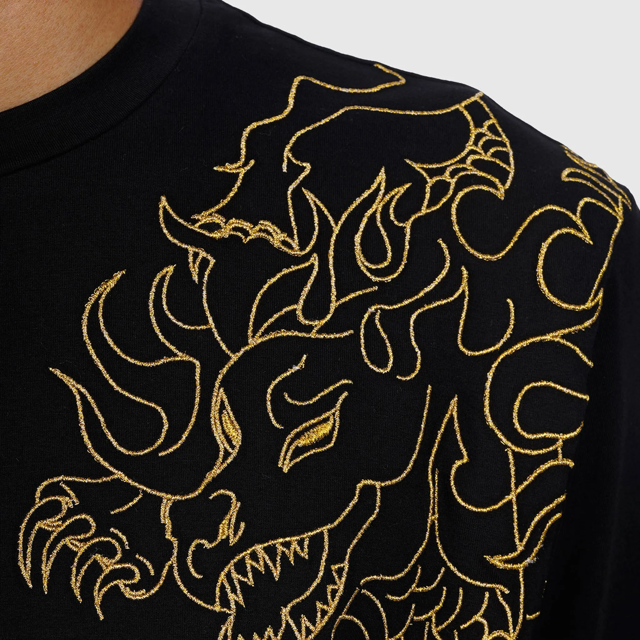 Optimized Title: Mens Black Leviathan Graphic Tee - Stylish Casual Wear