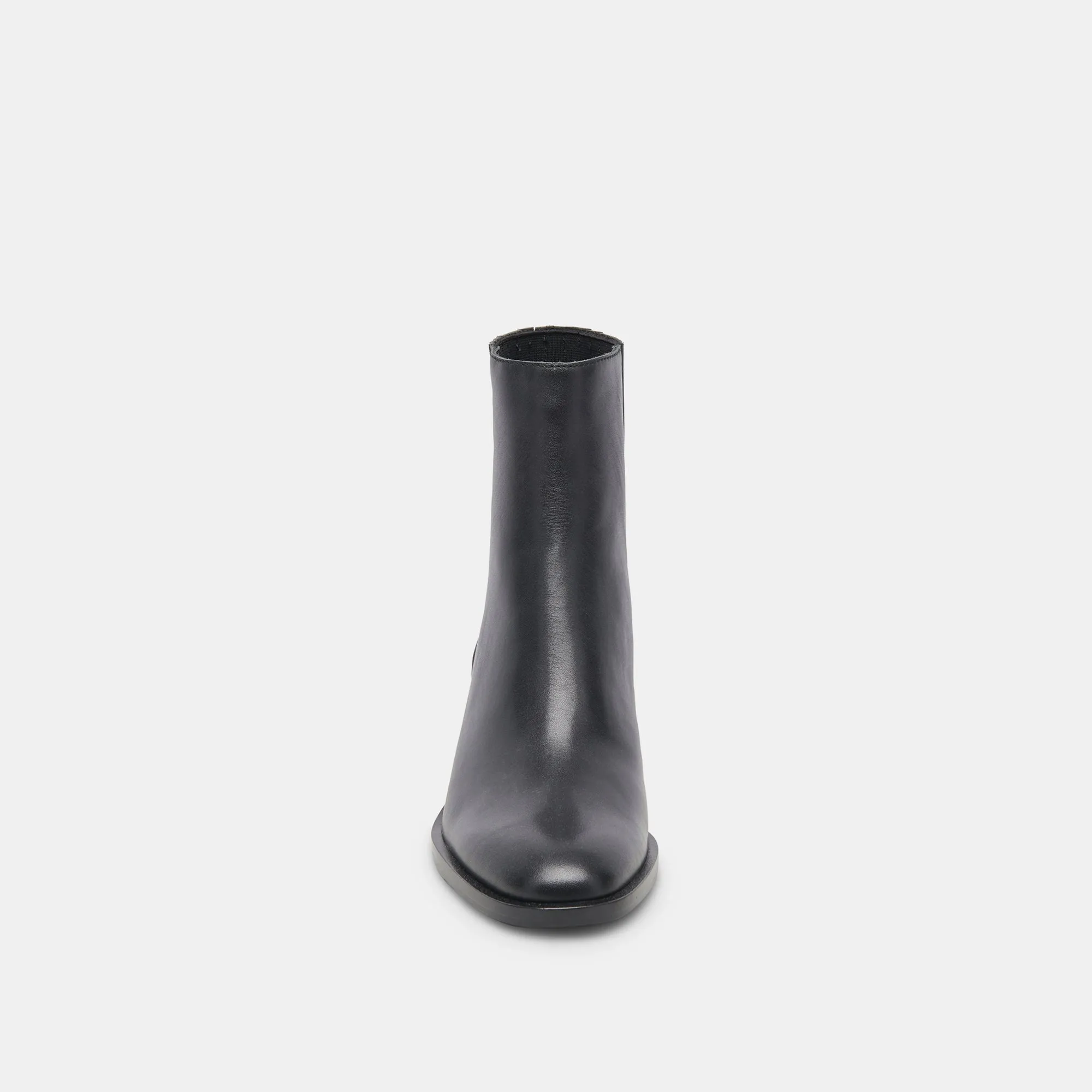 LINNY H2O WIDE BOOTS BLACK LEATHER - re:vita