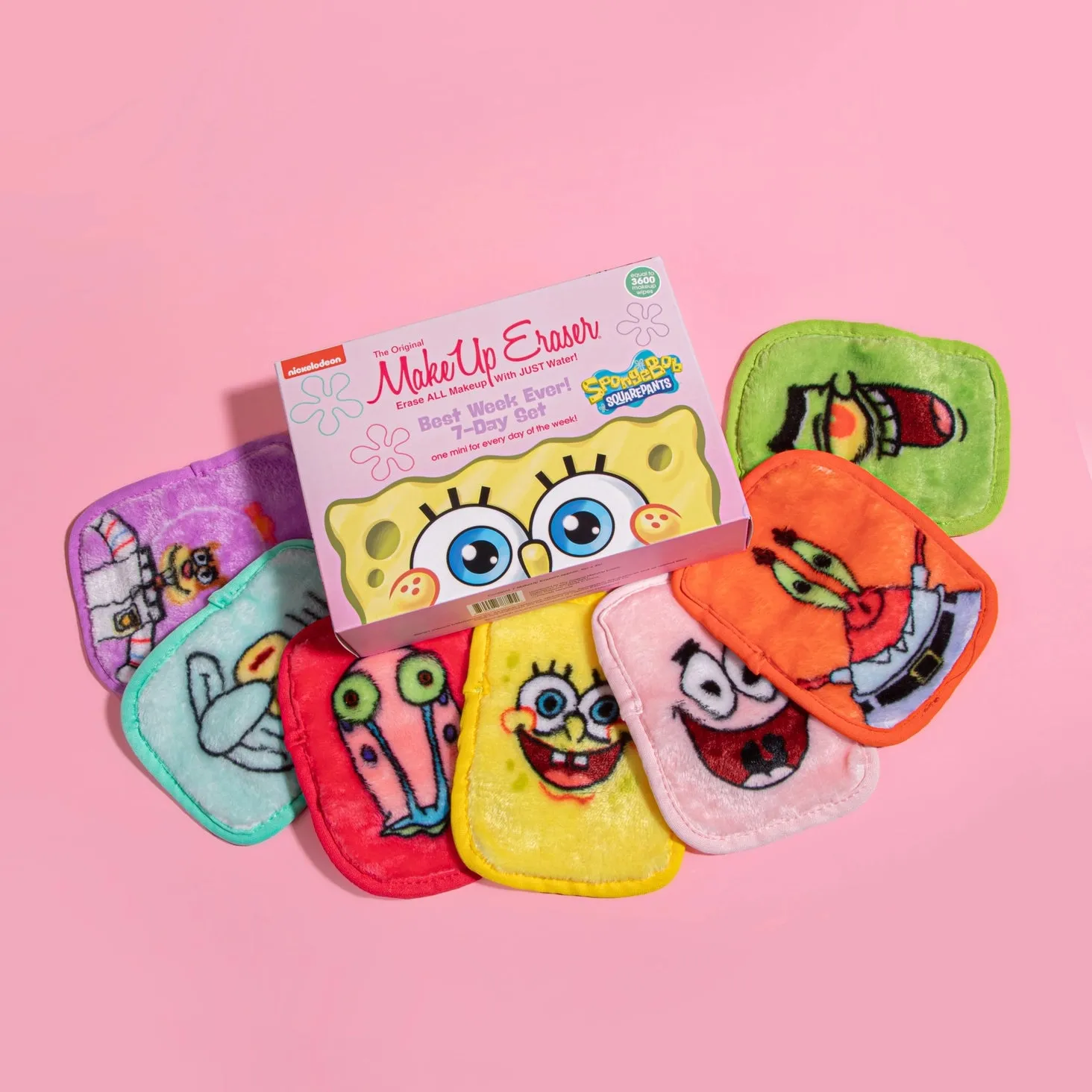 Makeup Eraser Sponge Bob 7-Day Set