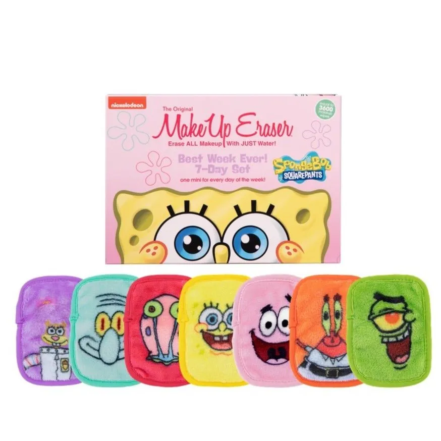 Makeup Eraser Sponge Bob 7-Day Set