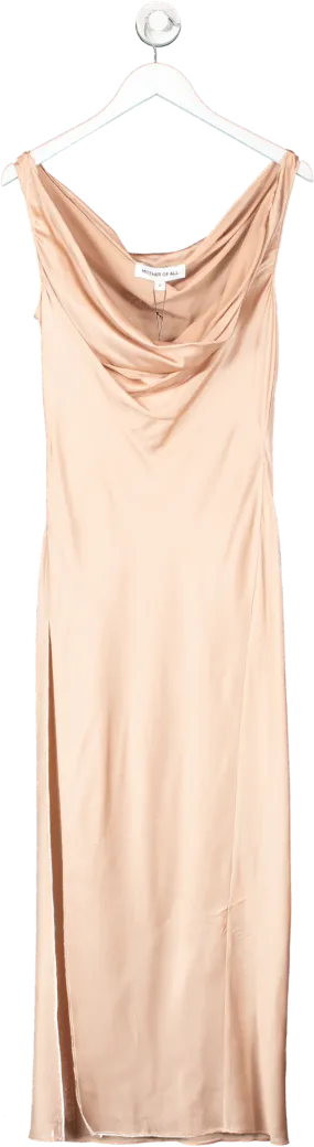 Mother Of All Nude Venus Silk Dress UK S