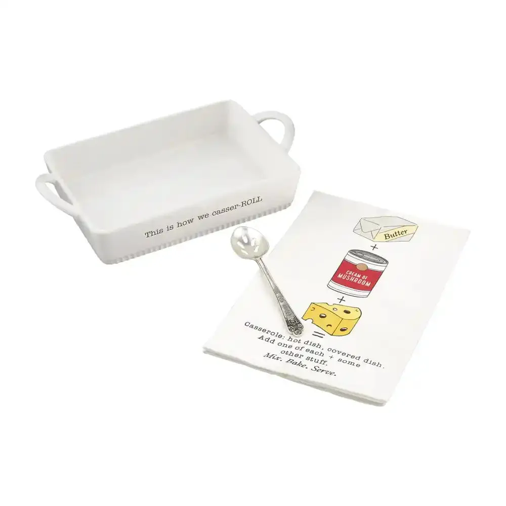 Mudpie Casserole Dish & Towel Set