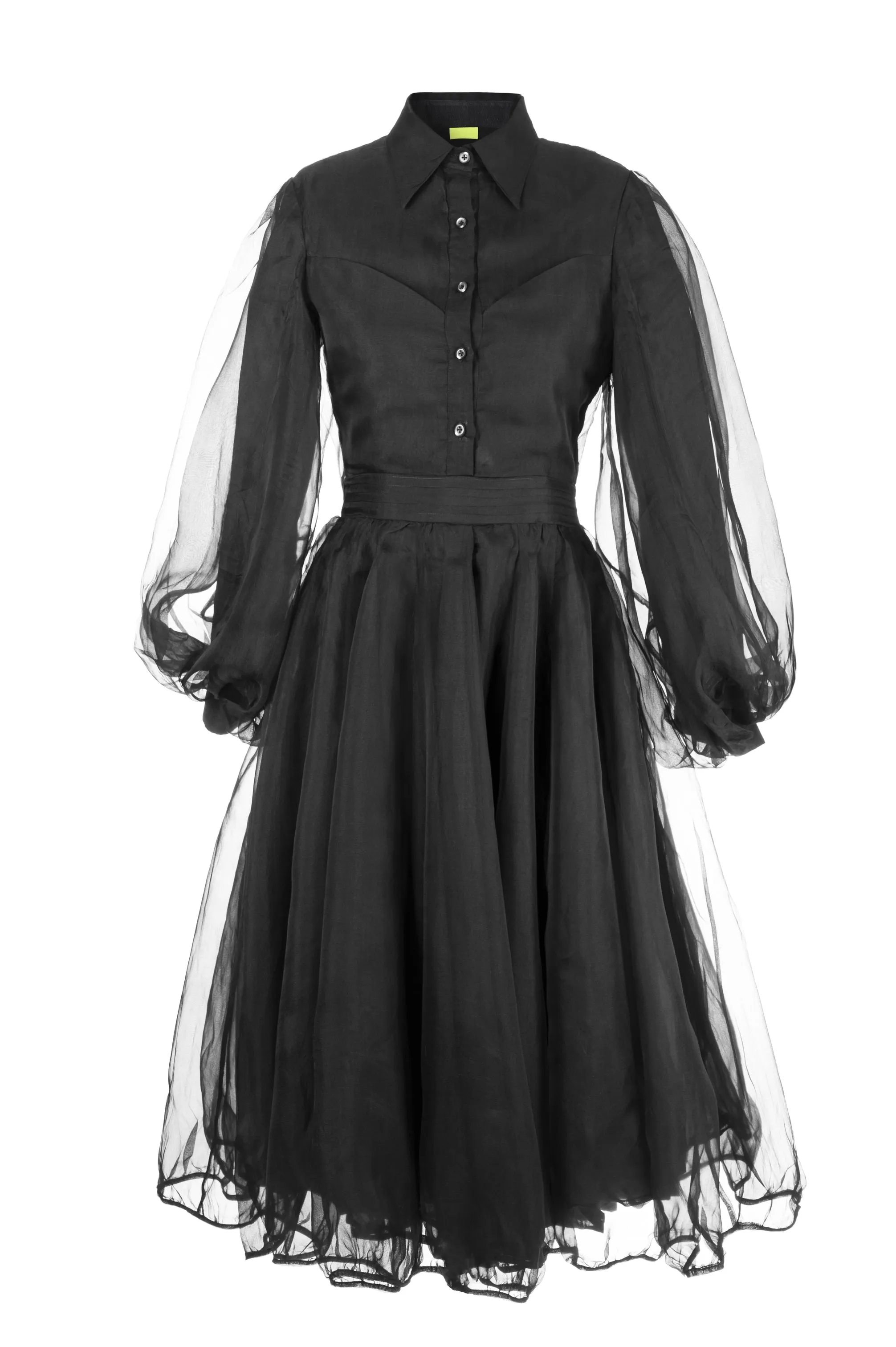 Parachute Dress Black