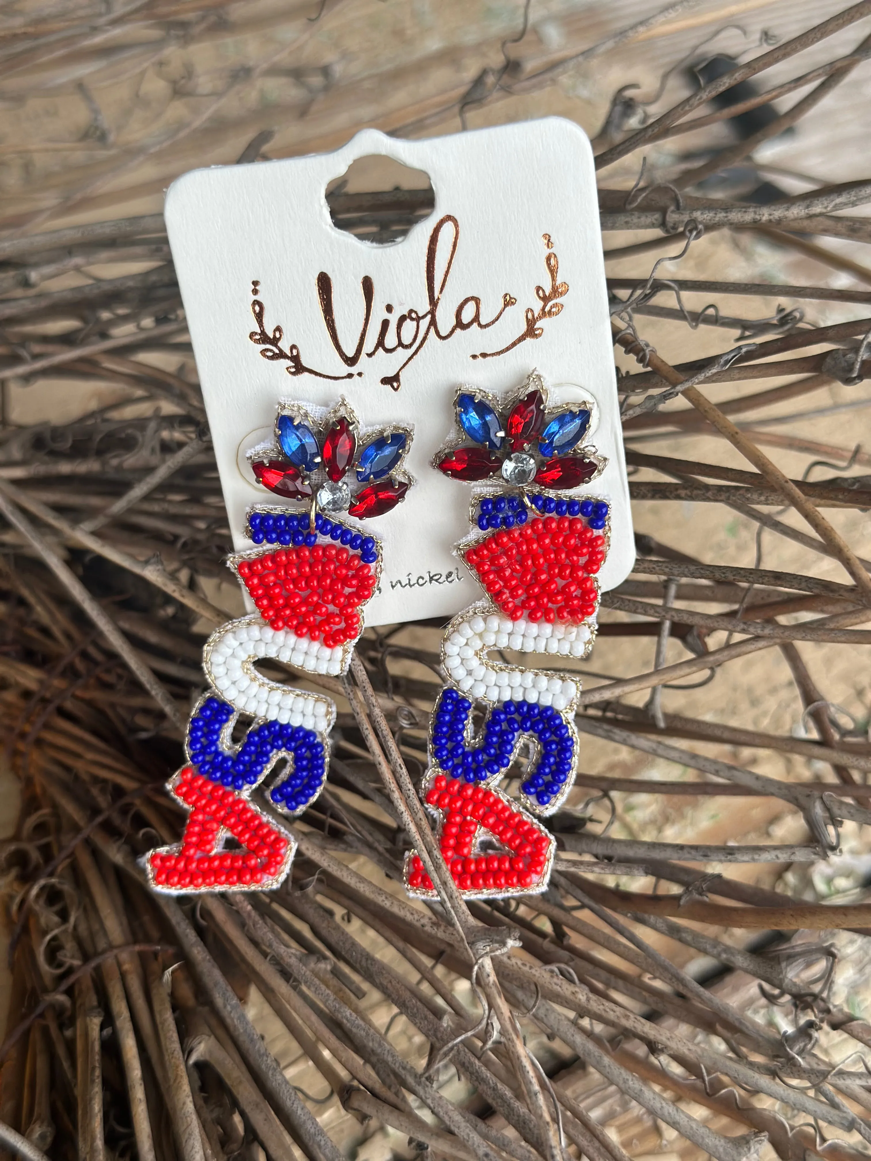 Patriotic Earrings