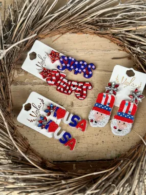 Patriotic Earrings