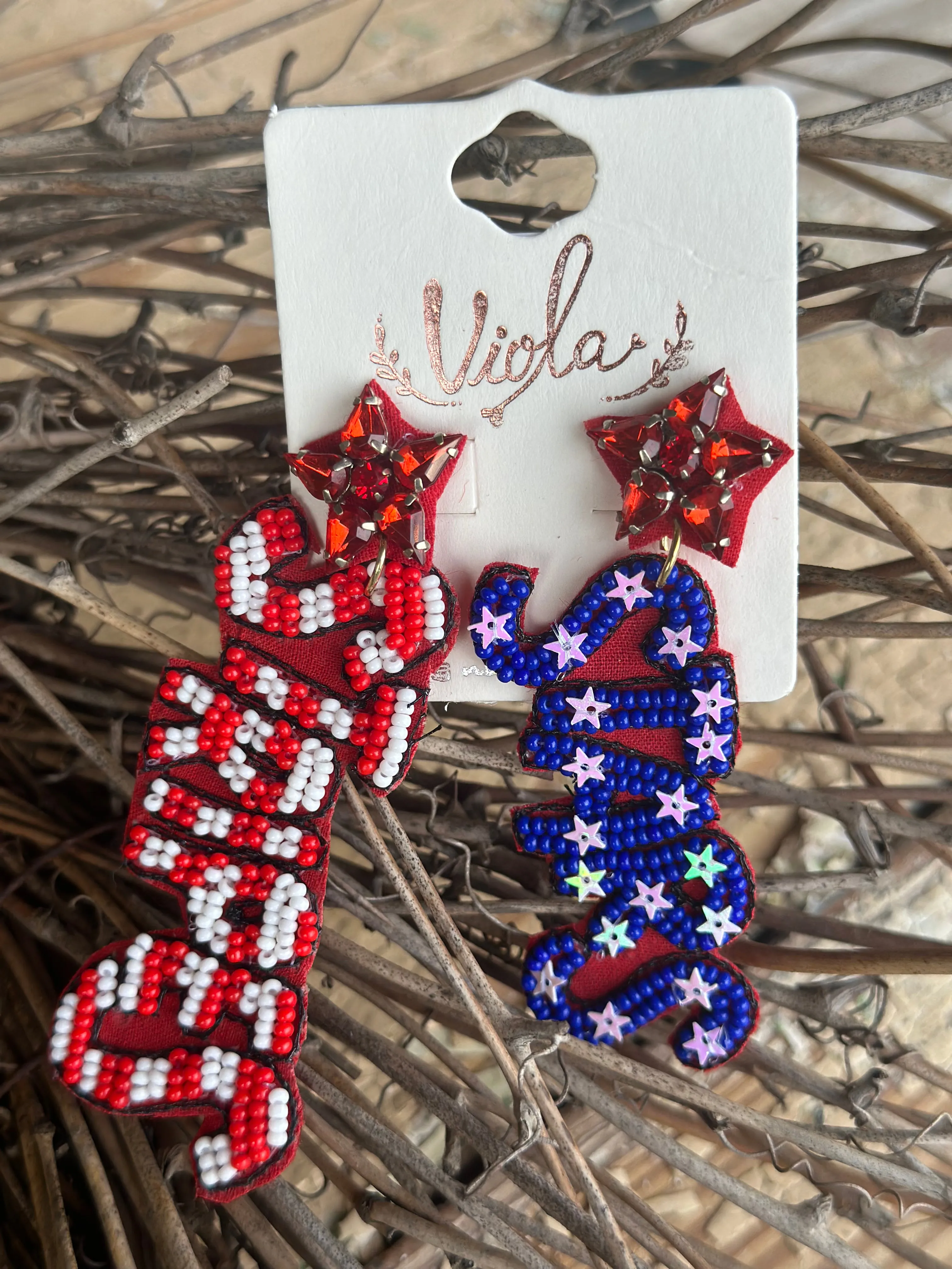 Patriotic Earrings