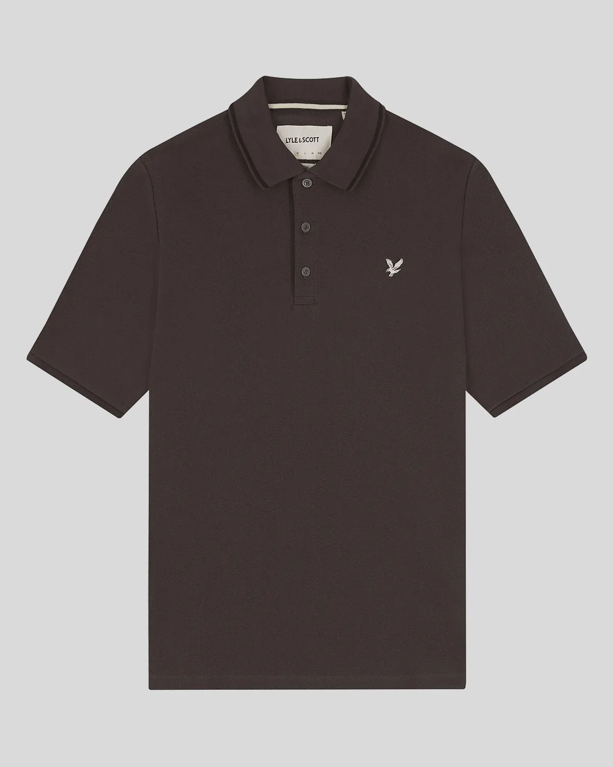 Premium Vintage Flatback Pique Tipped Polo Shirt