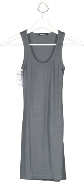 TALENTLESS Grey Modal Tank Dress UK XS