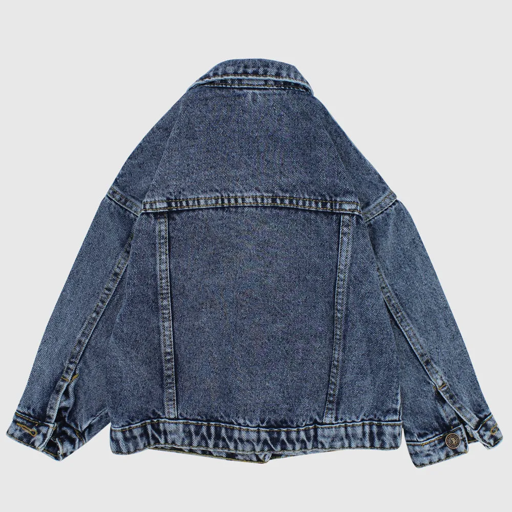 Unisex Navy Jean Jacket