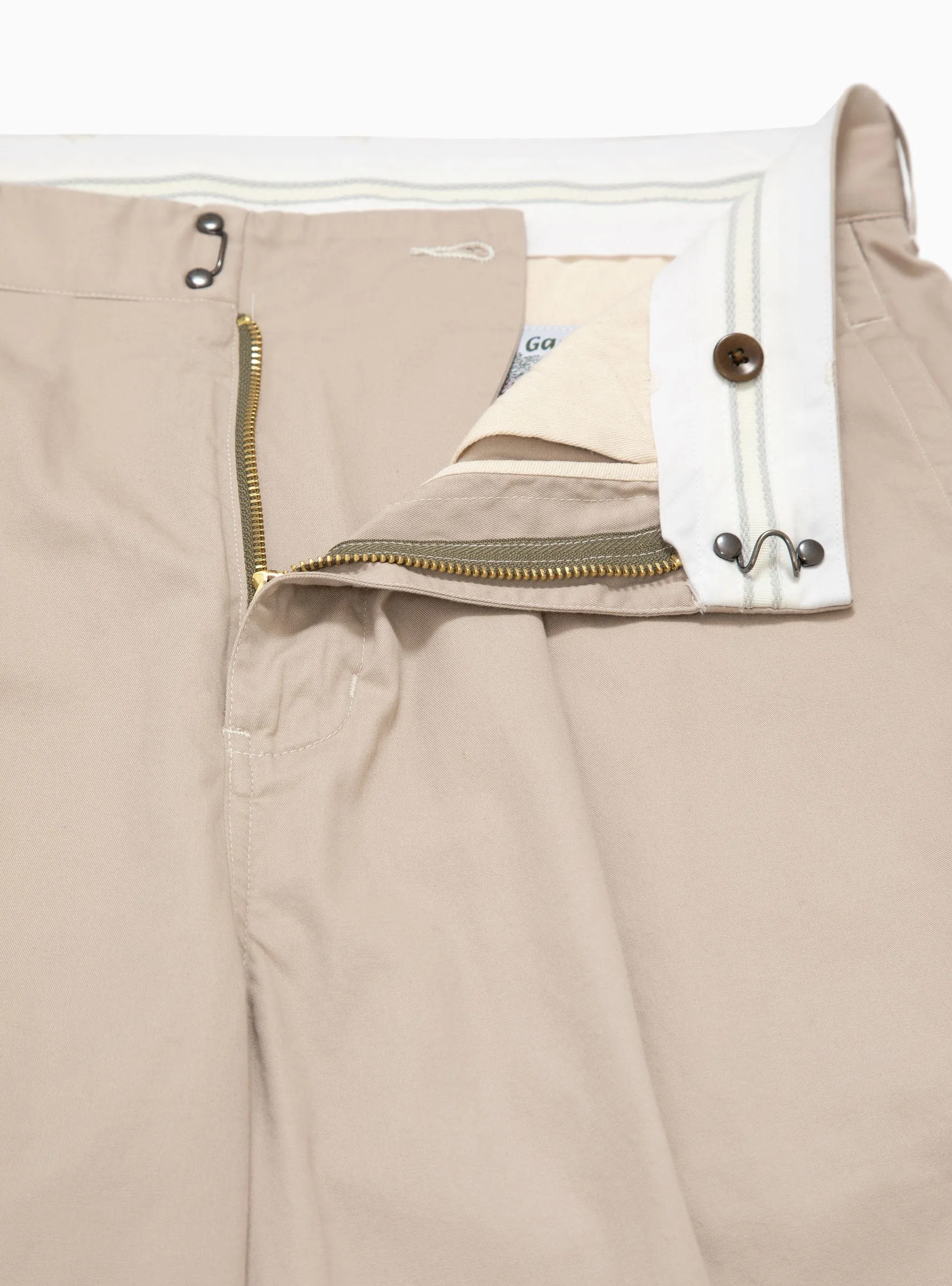 Wide Easy Pants Tan