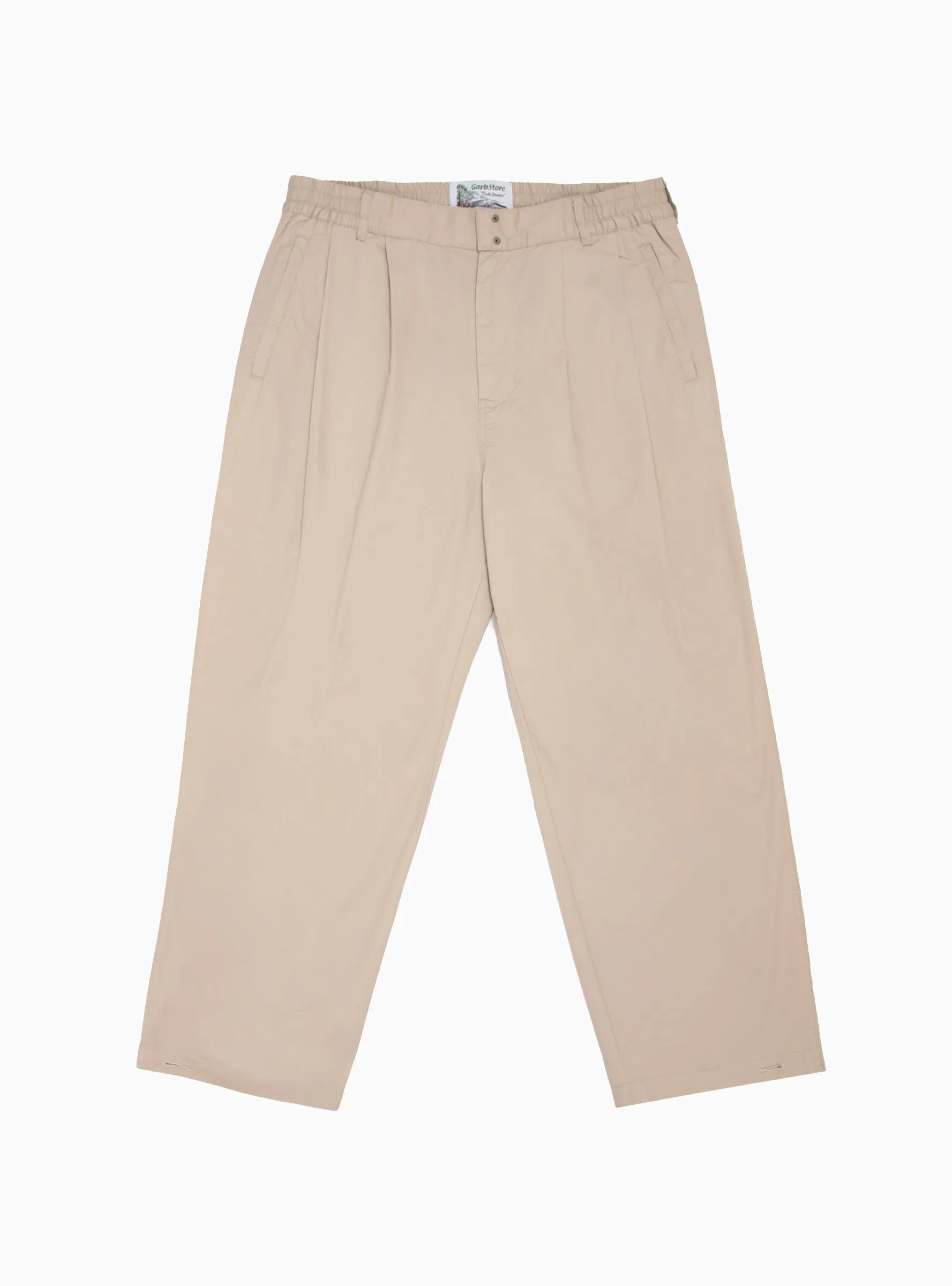 Wide Easy Pants Tan