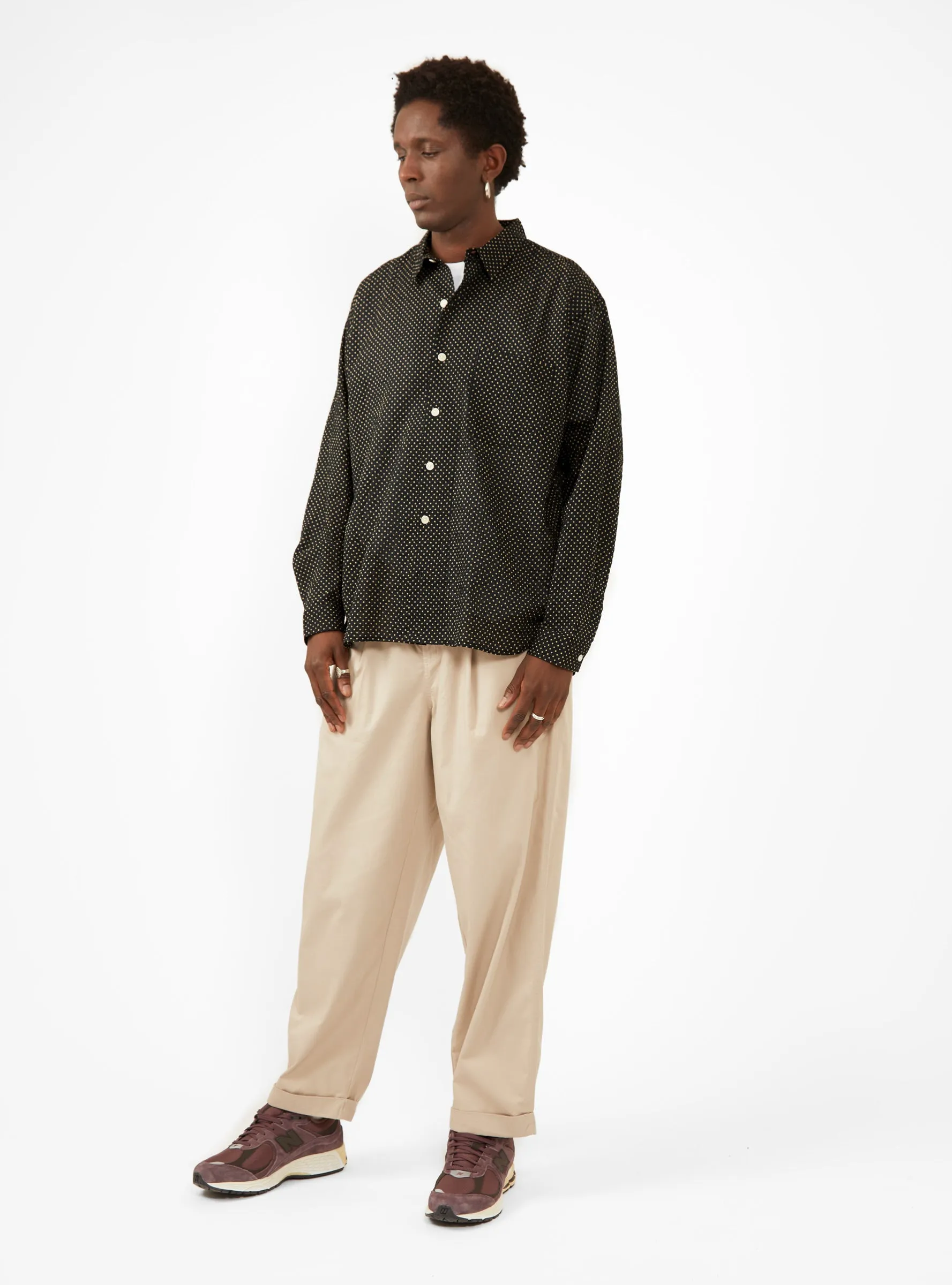 Wide Easy Pants Tan