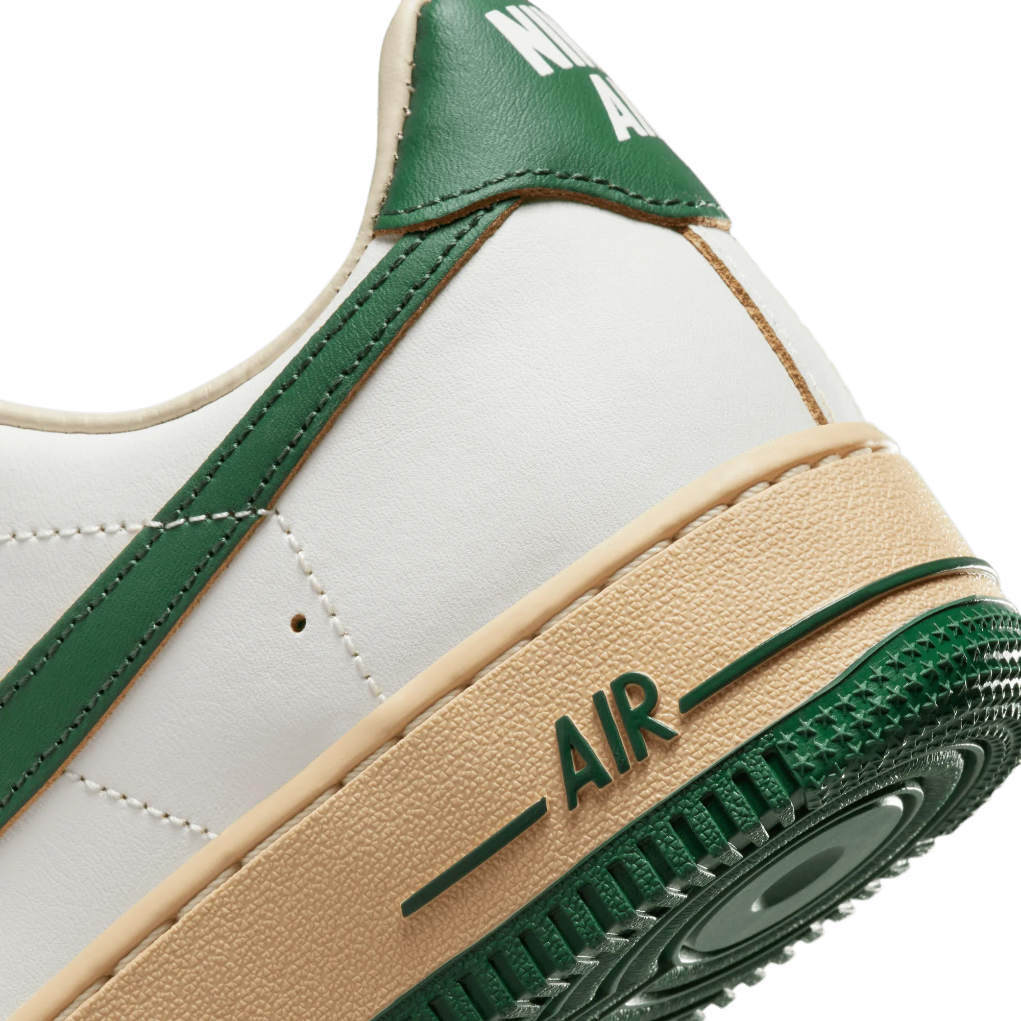 WOMEN'S NIKE AIR FORCE 1 '07 LV8 SAIL/GORGE GREEN-SESAME-PEARL WHITE